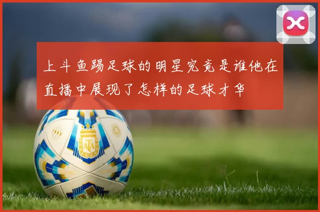 上斗鱼踢足球的明星究竟是谁他在直播中展现了怎样的足球才华