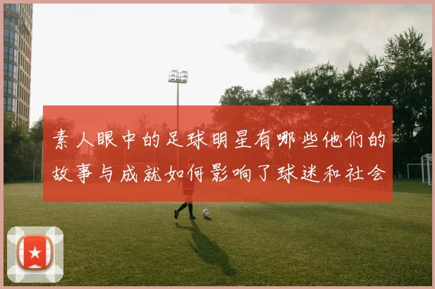素人眼中的足球明星有哪些他们的故事与成就如何影响了球迷和社会