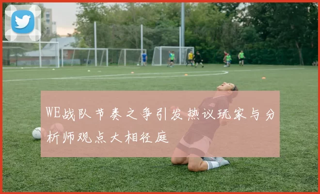 WE战队节奏之争引发热议玩家与分析师观点大相径庭